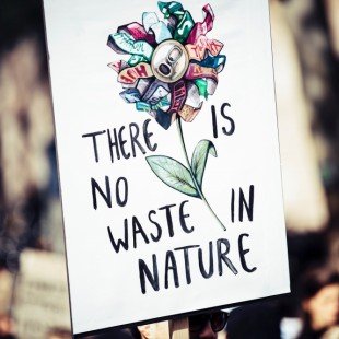 Illustratie die zegt 'There is no waste in nature'